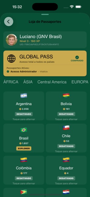 Loja de passaportes
